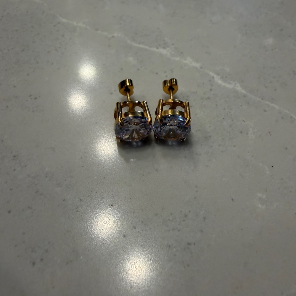 Gold Stud Earrings